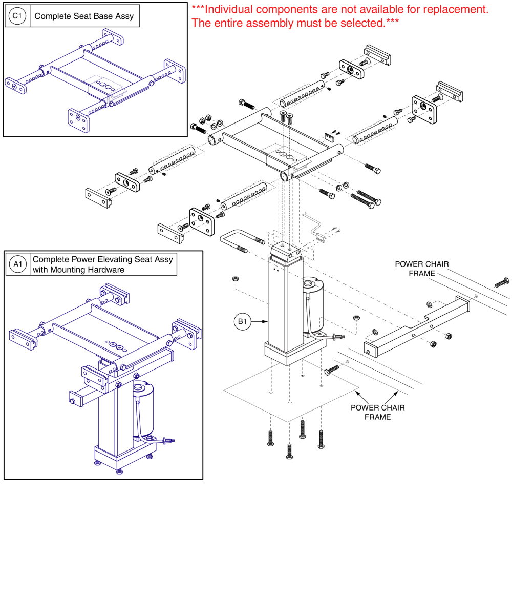 Power Elevating Seat, 14.322