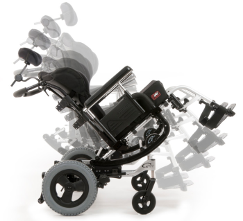 Quickie IRIS SE tilt wheelchair with JAY Seating Bundle