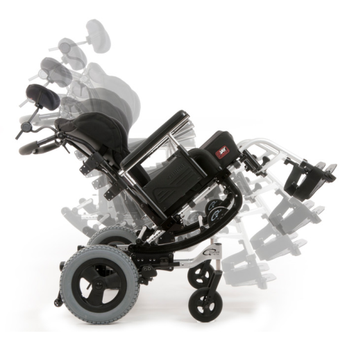 Quickie IRIS SE tilt wheelchair with JAY Seating Bundle