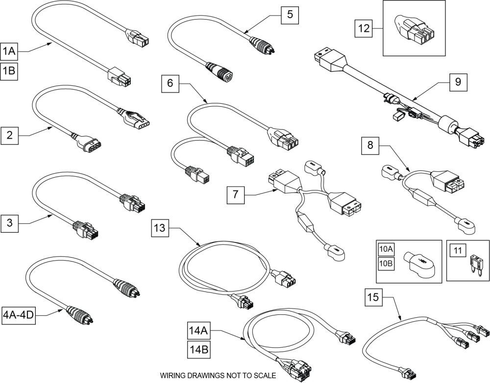 Zm310 Wiring parts diagram