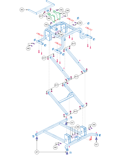 Lift Frame, Expansion, Frmasmb2591 parts diagram