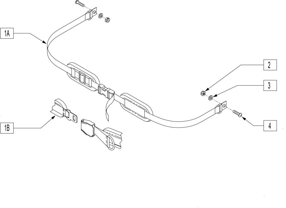 Pelvic Positioning Belts parts diagram