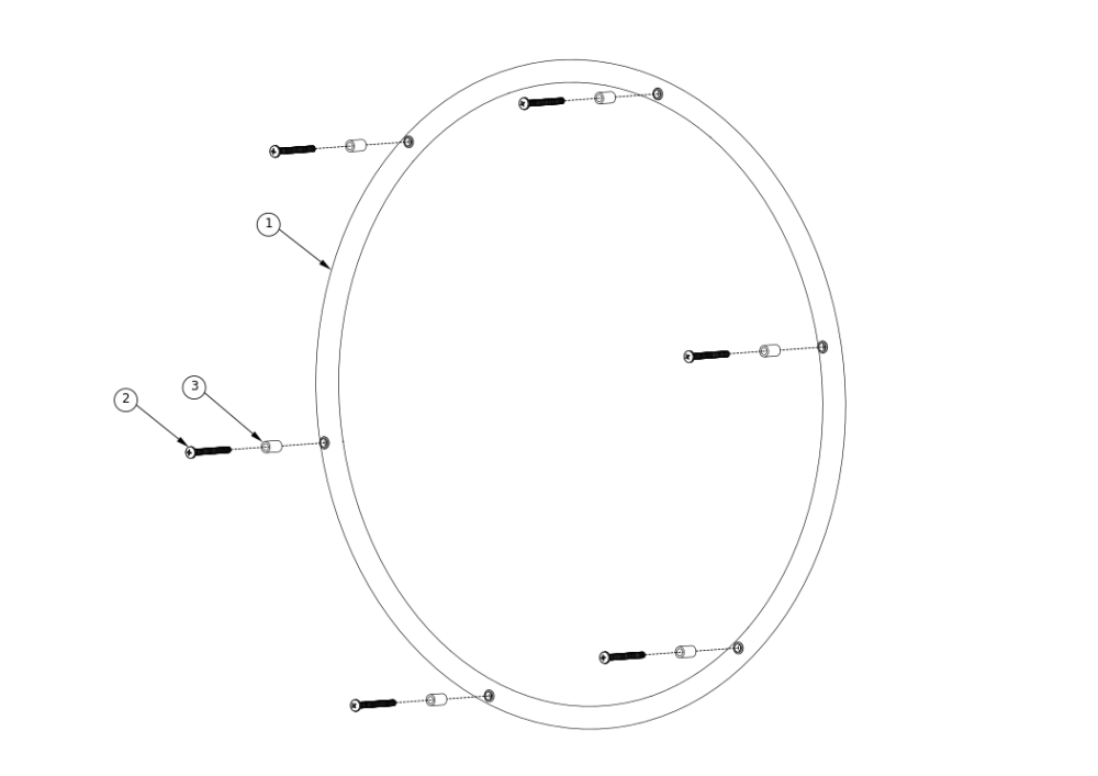 Softwheel Handrims parts diagram
