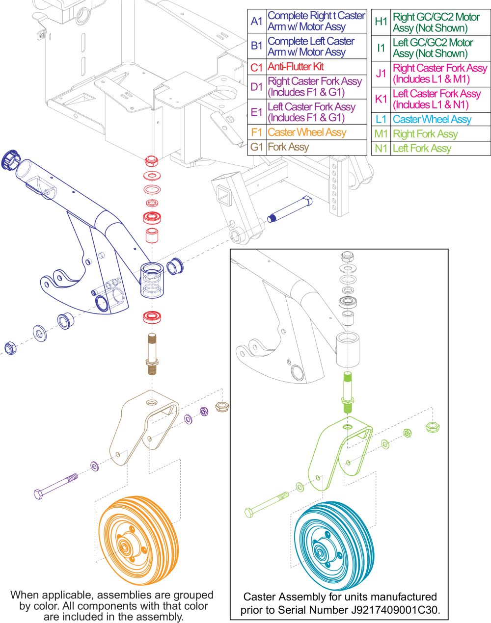 Used Prior To The 174 Day Of 2009, J9217409001c30 parts diagram