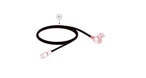 Hand Control Extension Cable For Dual Lead Motor, Harushd2547 parts diagram