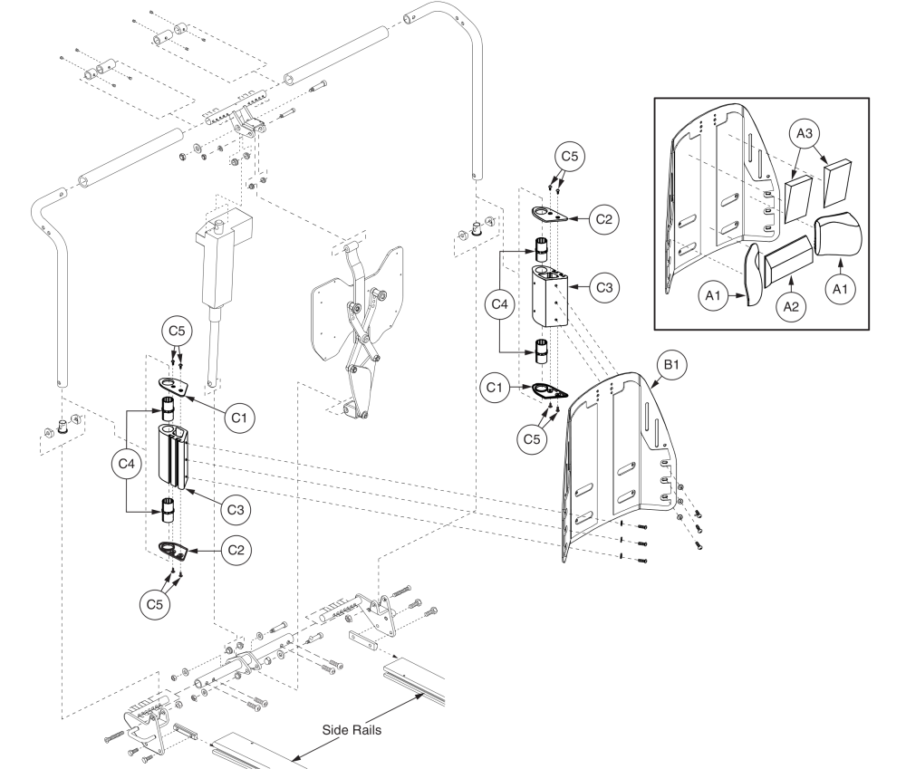 Tb2 Recline Seat Back, 16