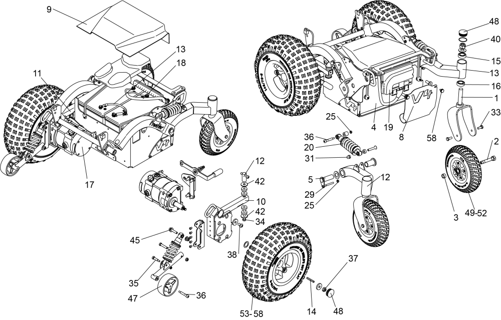 V4 Fwd Base (v2) parts diagram