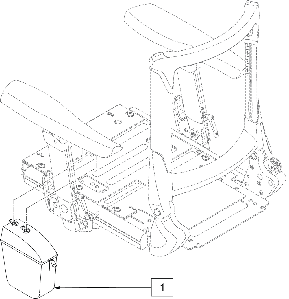 Storage Bag And Pack Hooks For Pro Seat parts diagram
