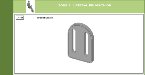 Cs-03 Lateral Pelvic Support Bracket Modifications parts diagram