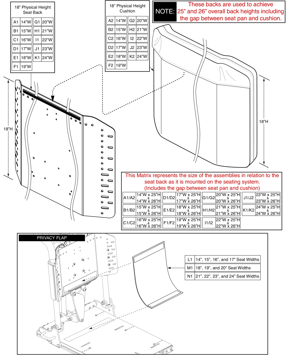 Standard Back And Cushion, 25