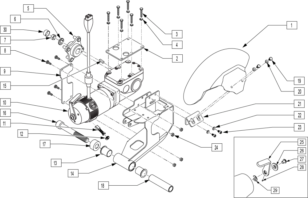 Motor S636 parts diagram