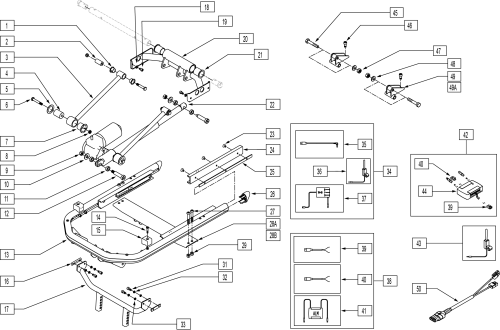 Integrated Tilt Mounting Assm Discontinued parts diagram