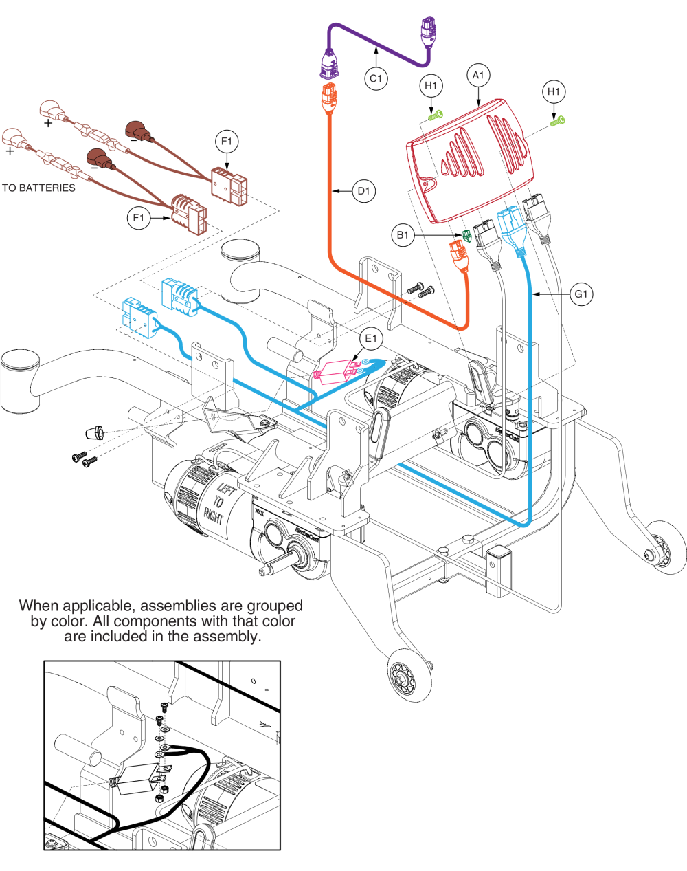 Dynamic Electronics Assy, Elite 14 parts diagram