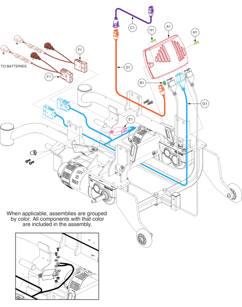 Dynamic Electronics Assy, Elite Hd parts diagram