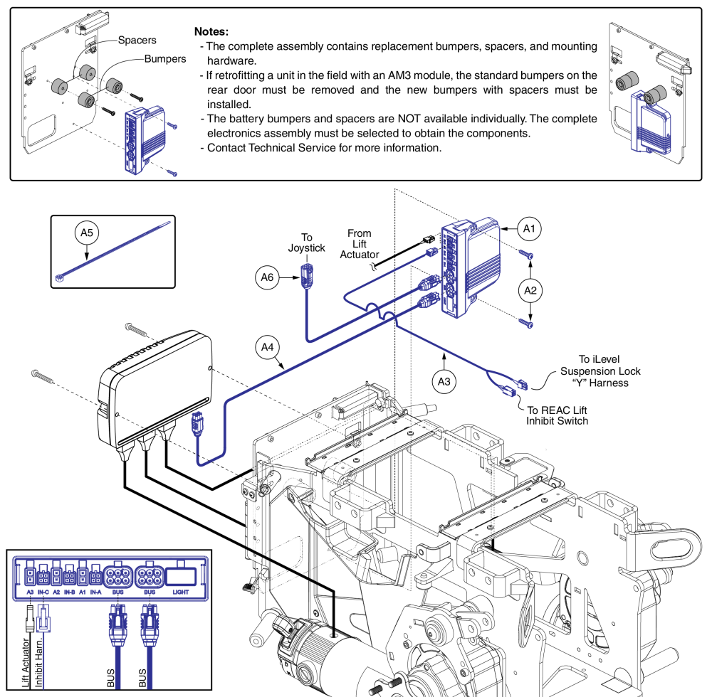 Ql3 Am3 For Q-captains W/ Reac Lift, Stretto parts diagram