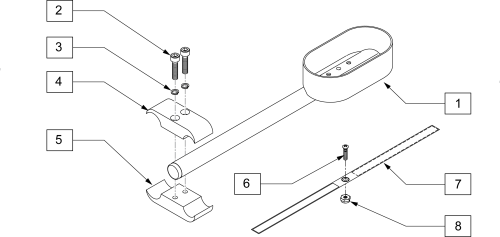 Crutch Holder parts diagram