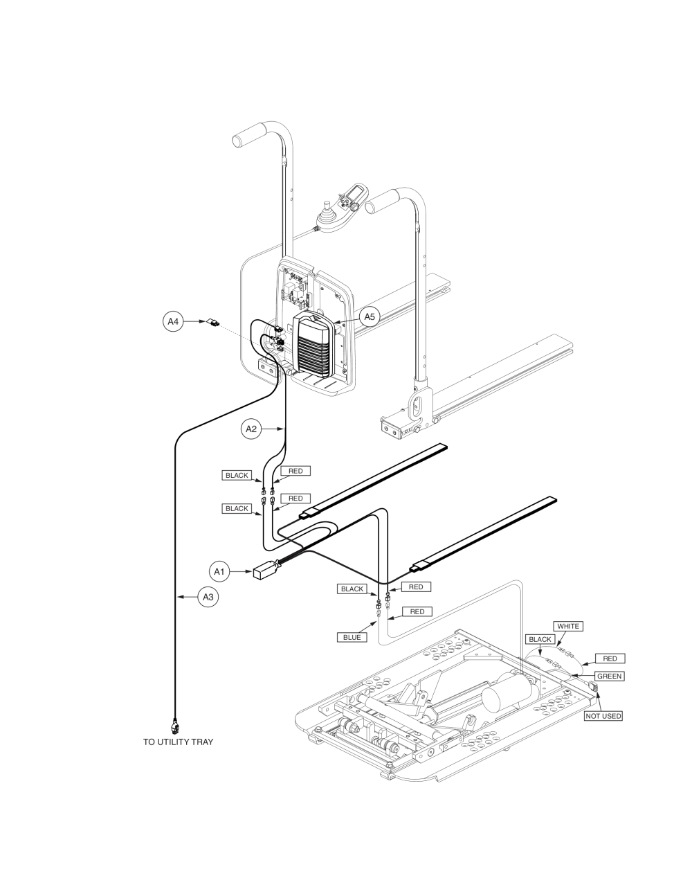 Tb1 Tilt, Q-logic Tilt Thru Aam parts diagram