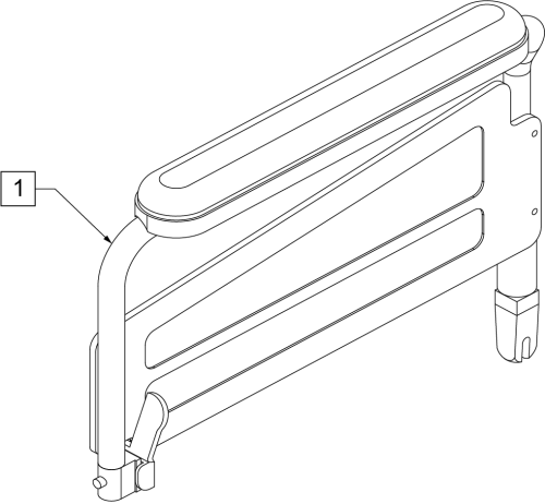 Armrest Full Padded (4000) parts diagram