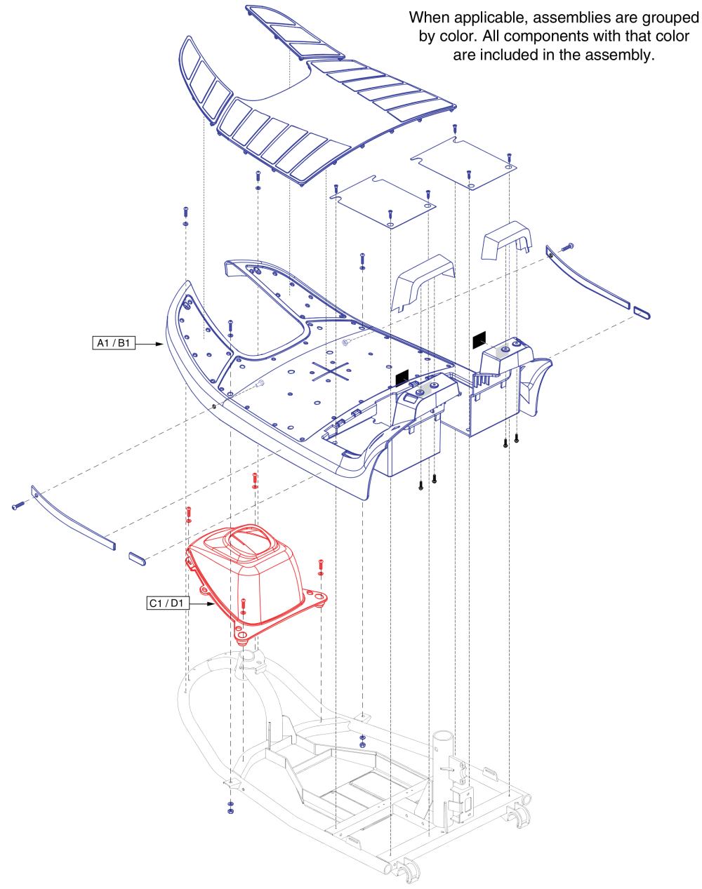 Body Shroud Assy parts diagram