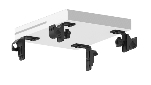 Slotted J-hook Hardware, 1 Inch Tube parts diagram