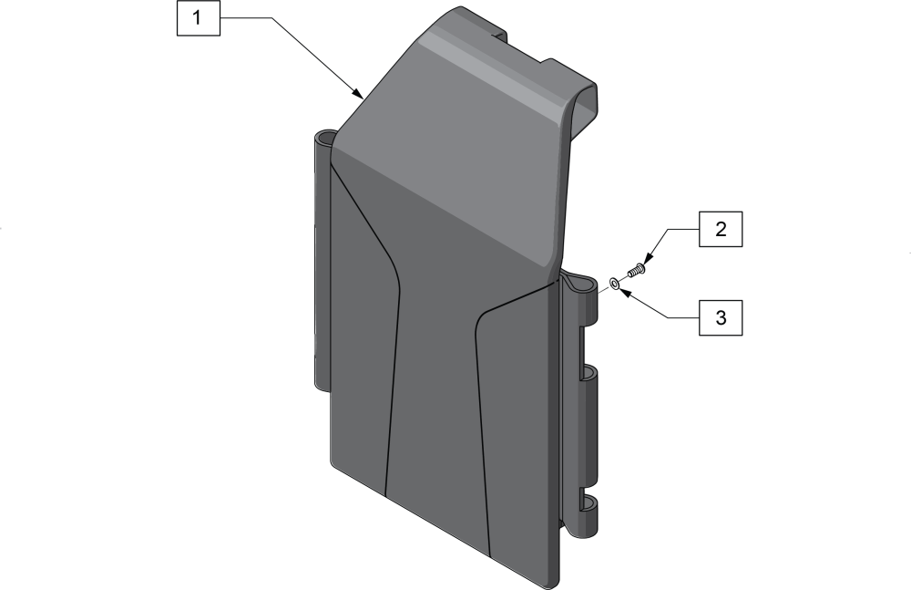 Backrest Upholstery Sedeo Lite parts diagram