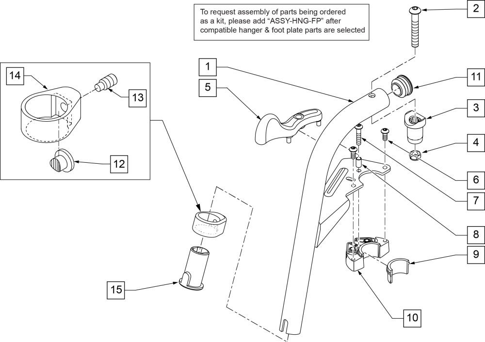 Quickie Iris (S/N Prefix CGT) Replacement Parts by Quickie Wheelchair