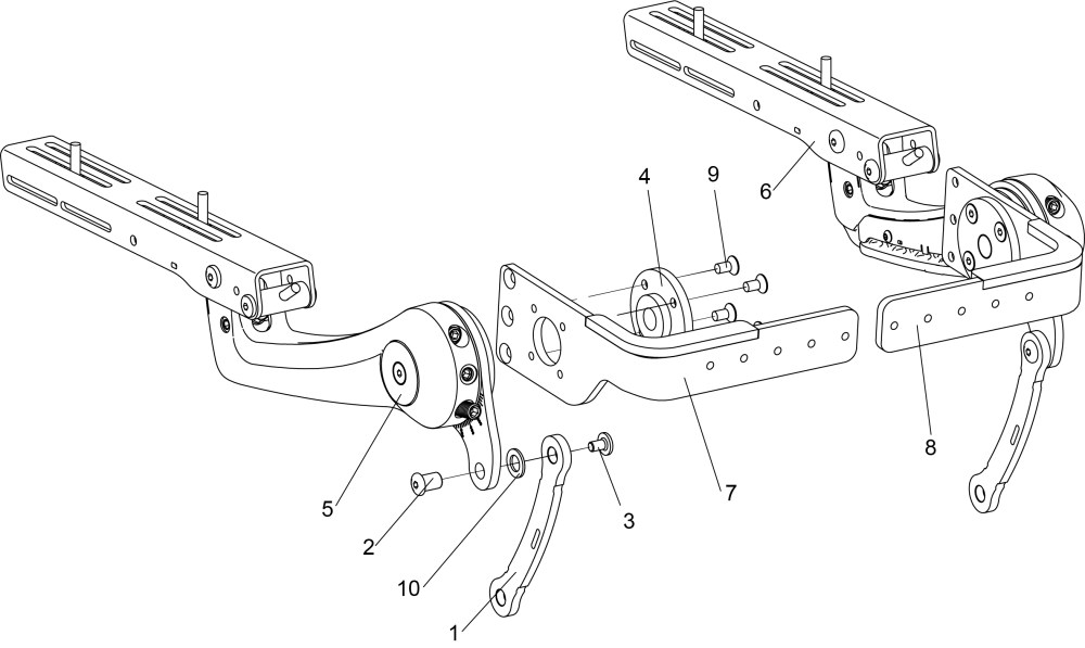 Flexi Arm V2 Retrofit Kit parts diagram