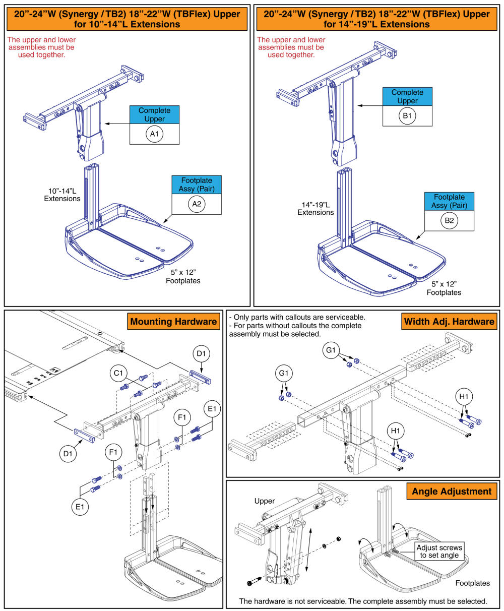 Basic Center Mount, 20-24