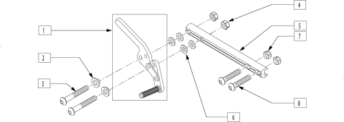 S636/s646/s646se Wheel Lock parts diagram