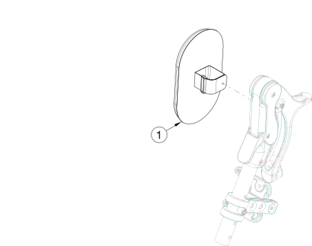 Standard Elr Foam Knee Pad parts diagram