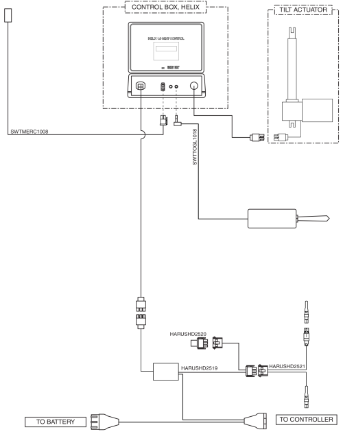 Remote Plus, Dual Toggle Switch, Electrical System Diagram parts diagram