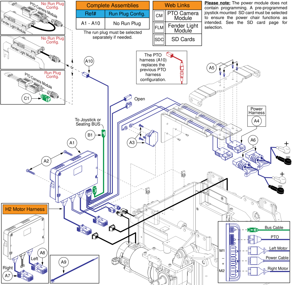 Ql3 Base Electronics, Lighting Fenders / Pto Qbc, Accu-trac Motors, Q6 Edge Z parts diagram