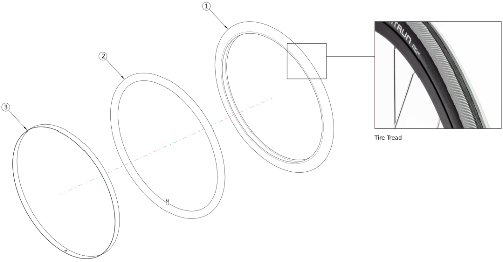 Rogue Tires - High Pressure parts diagram