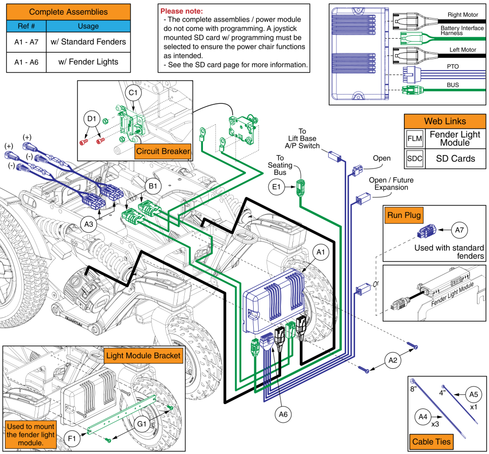 Ql3 Base Electronics, Tru-balance 4 Seat, 4front 2 parts diagram