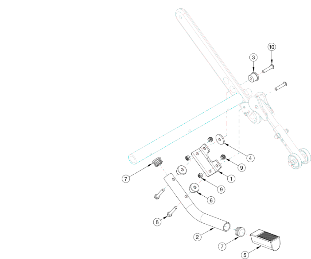 Flip Tipping Lever parts diagram