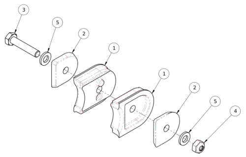 Cr45 Tilt Stop parts diagram