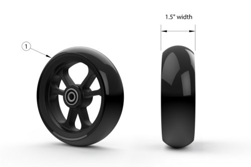 Cr45 Casters - 1.5