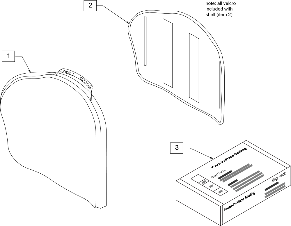 J3 Mt Pa Custom Backrest (fip) parts diagram