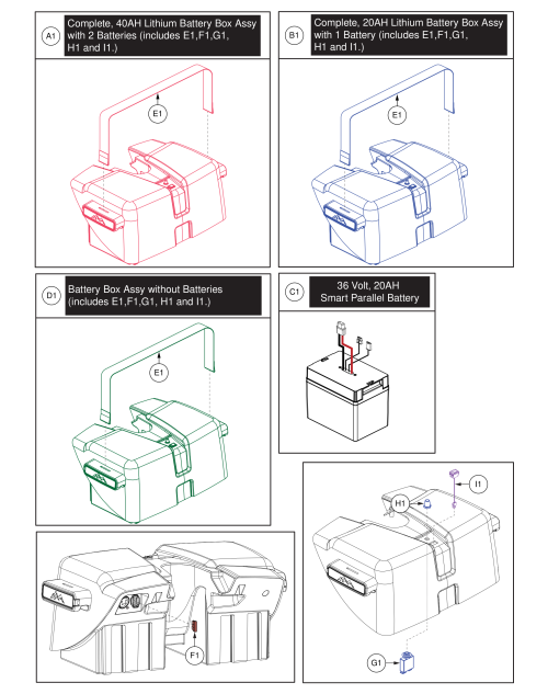 Battery Box Assy parts diagram