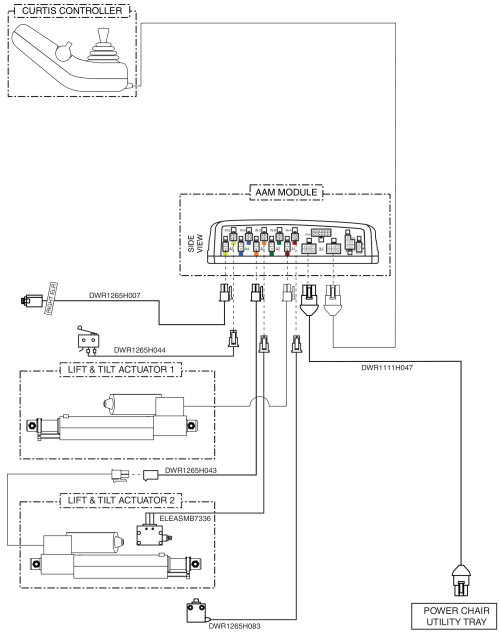 Tb2 Lift And Tilt W/ Afp, Electrical System Diagram parts diagram