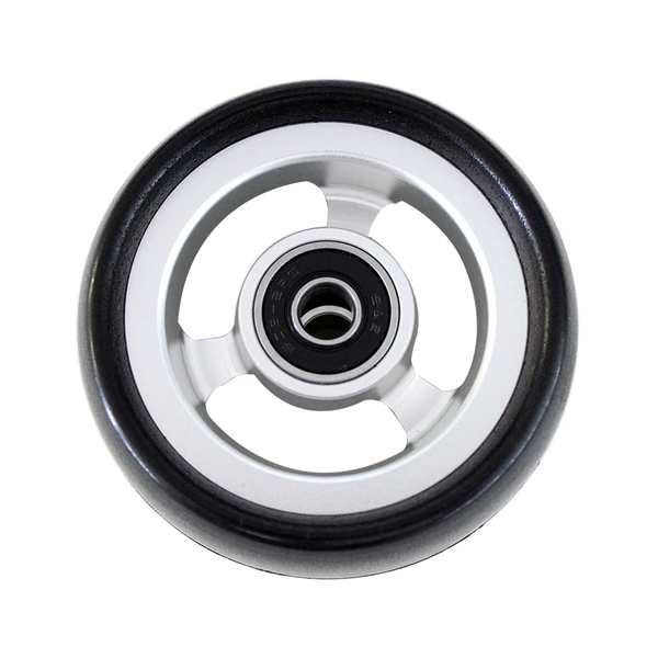 3 x 1 1/2" Aluminum Soft Roll Caster Wheel