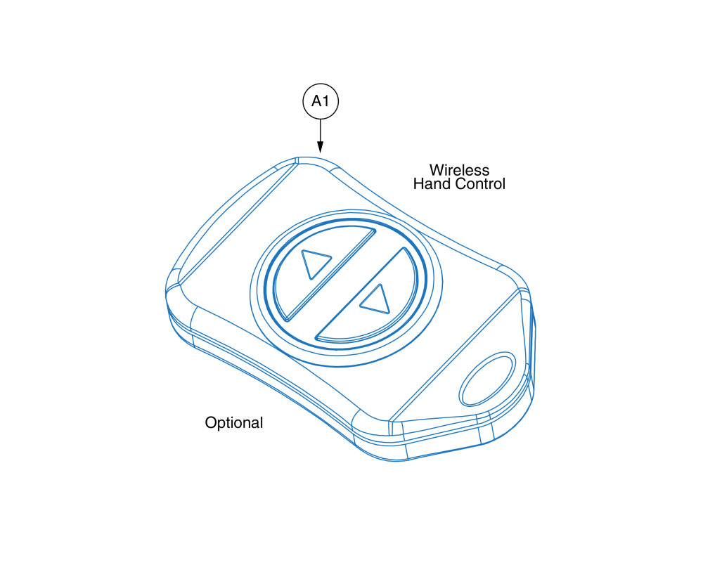 Wireless Pendant Hand Control, Dgn151204 parts diagram