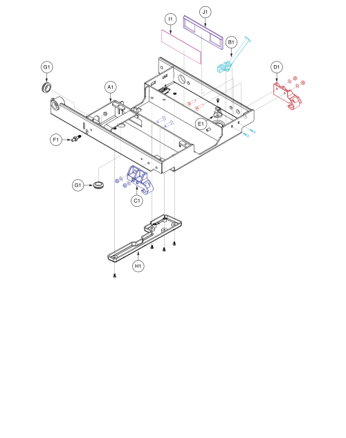 Front Frame parts diagram