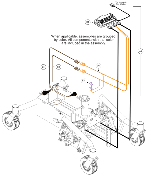 Electrical Assembly, Lithium, Gc3 parts diagram