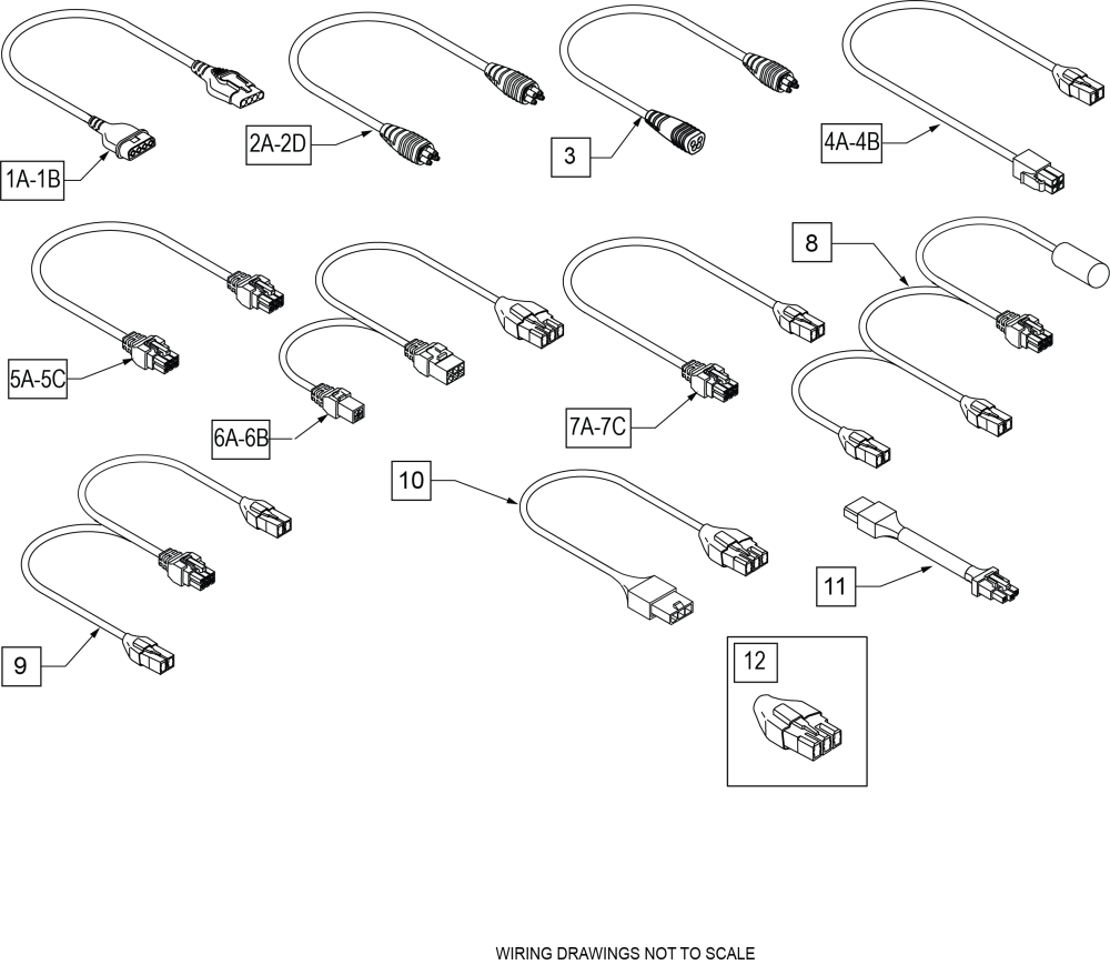 Qm710 Wiring S/n Prefix M710, M715 & M720 parts diagram