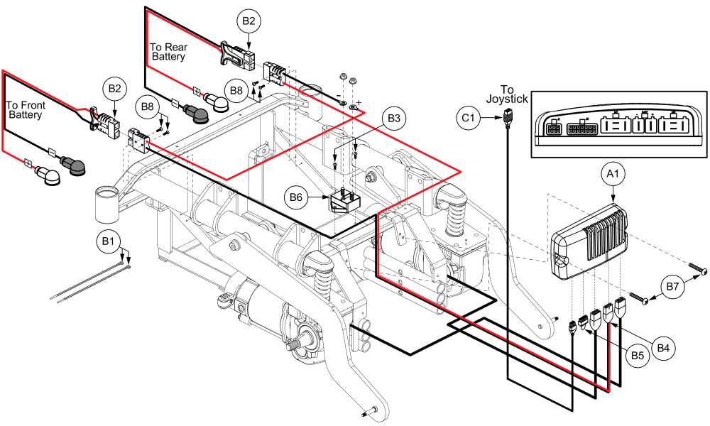 Q-logic Electronics - Hammer Ii Motors, No Power Positioning, J/q 1450 parts diagram