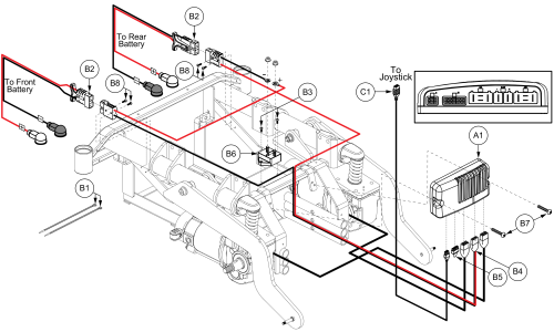 Q-logic Electronics - Hammer Xl Motors, No Power Positioning, J/q 1450 parts diagram