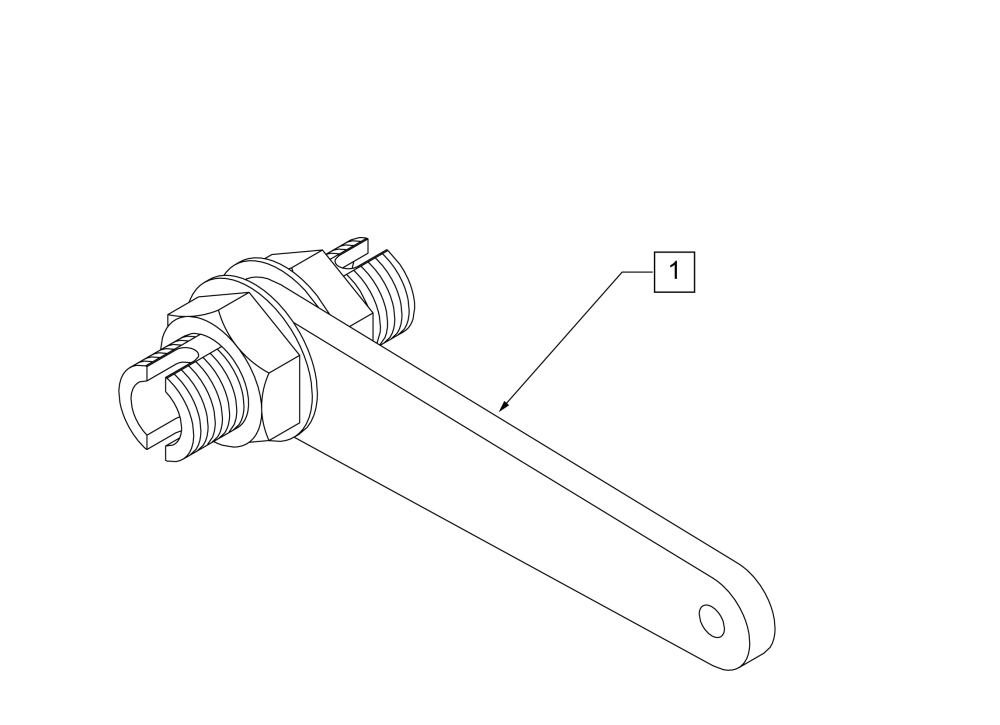 Quick Release Axle Wrench parts diagram