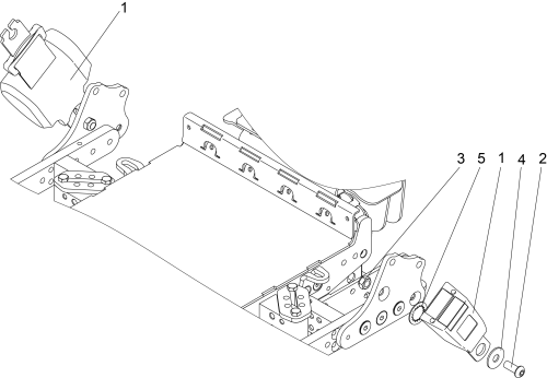 Retractable Lap Belt For Rehab parts diagram