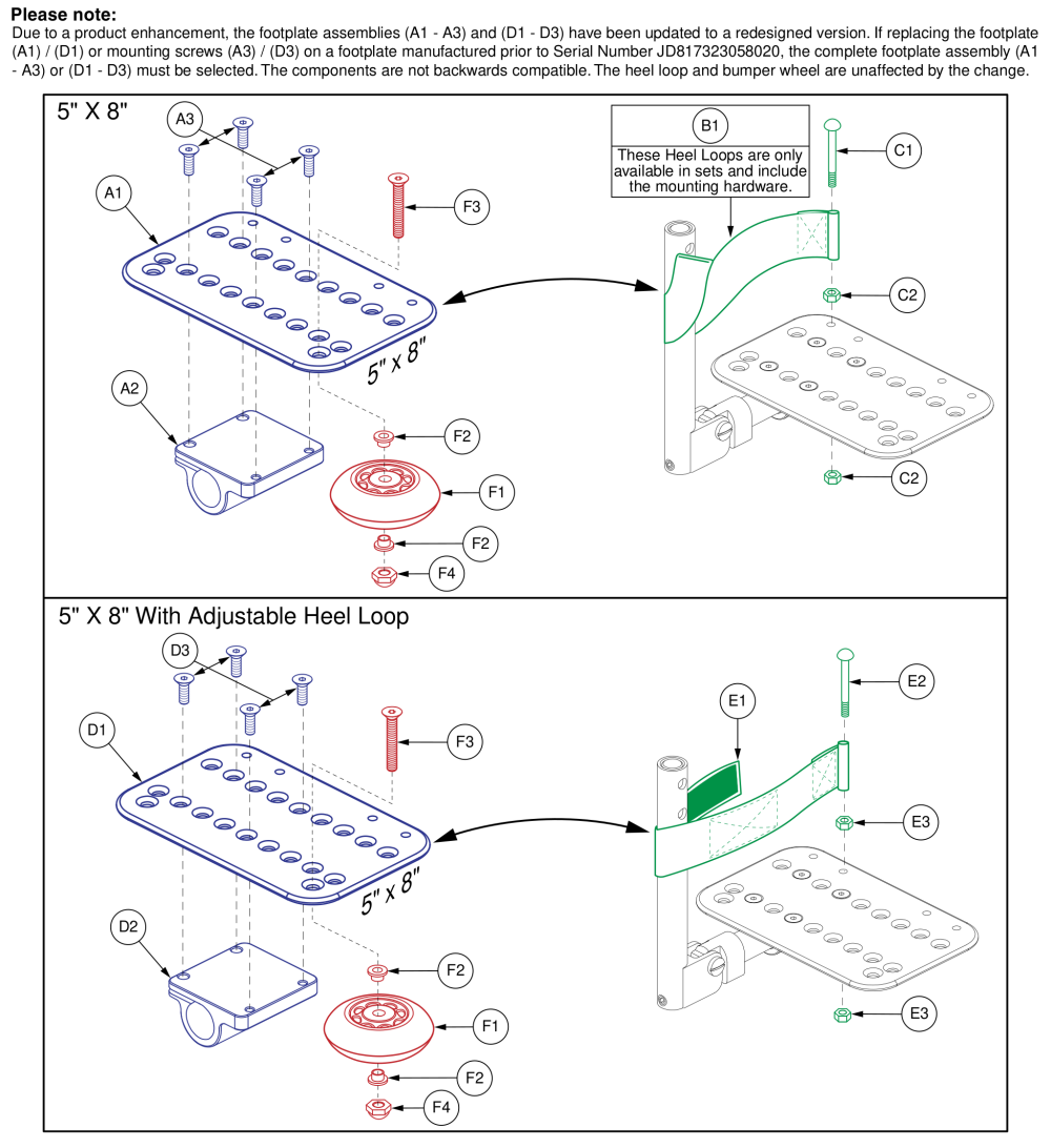 Angle Adjustable Foot Plates, 5